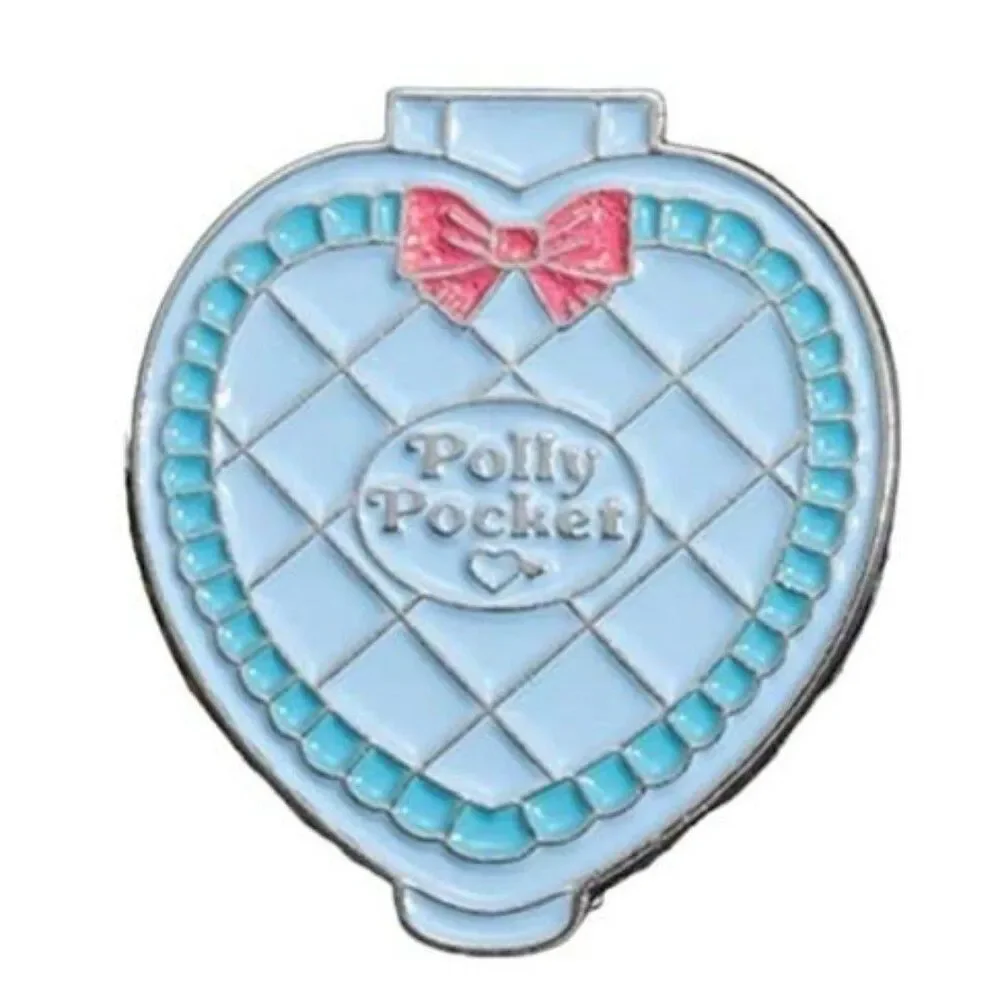 Retro Polly Pocket Enamel Pin Barbie Y2K